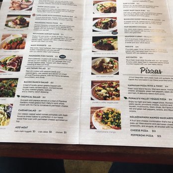 Pounders Restaurant - Menu - Pizza Near Me - Laie, Hawaii Pounders Restaurant - Menu - Pizza Near Me - Laie, Hawaii