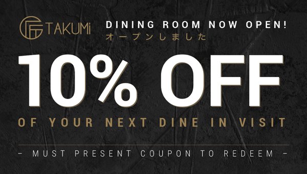Takumi Sushi Hibachi & Lounge by null