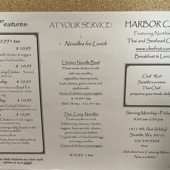 Harbor Café - Thai Near Me - Seattle, Washington Harbor Café - Thai Near Me - Seattle, Washington