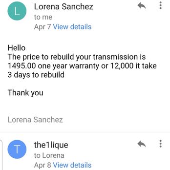Kings Auto Transmission - The initial quote that was not honored. - Transmission Repair Near Me - Culver City, California Kings Auto Transmission - The initial quote that was not honored. - Transmission Repair Near Me - Culver City, California