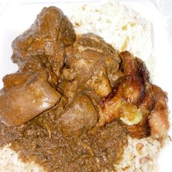 The Dutch Pot Jamaican Restaurant - Brown stew chicken