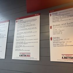 Burger Fresh - Menu as of May 2026