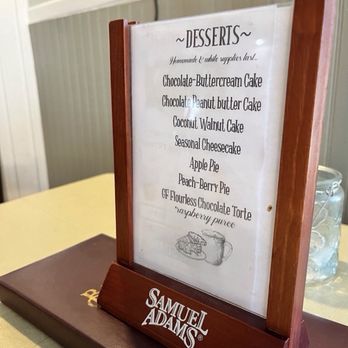 Bowers Hotel - Dessert menu - American Near Me - Bowers, Pennsylvania