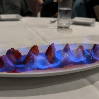 Ruth's Chris Steak House - Celebratory dessert: Strawberry flambé - Steakhouses Near Me - Honolulu, Hawaii Ruth's Chris Steak House - Celebratory dessert: Strawberry flambé - Steakhouses Near Me - Honolulu, Hawaii