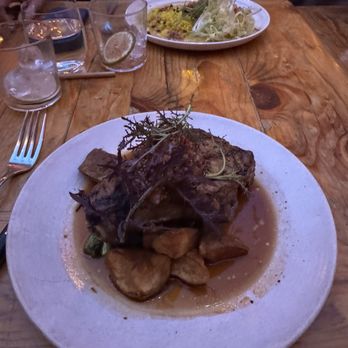 Foreign Cinema - Pork Chop.  Well prepared - very juicy. - Breakfast & Brunch Near Me - San Francisco, California