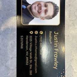 Justin's contact info