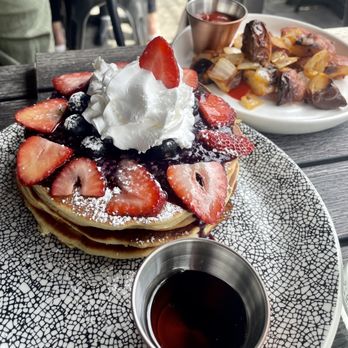 City Bistro - Lemon Ricotta Pancakes - Bars Near Me - Hoboken, New Jersey