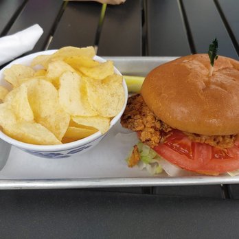 The Standard - deluxe fried chicken sandwich - Bars Near Me - Covington, Kentucky