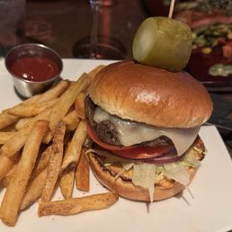 Cheddar burger