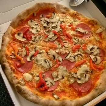 Da Roberto - Pizza Salami Pilze paprika groß - Pizza Near Me - Speyer, RP