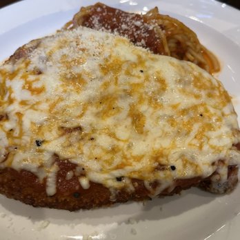 Osteria 166 - Chicken parmigiana with spaghetti - Italian Near Me - Buffalo, New York