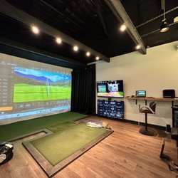 Golf Plus Performance Lab - Private Trackman Simulator room. Can book 1-1 coaching from highly experience instructors.