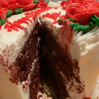 Eet Gud Bakery - This is a red velvet cake I ordered for my daughter's birthday. Look at all that cream cheese icing! The cake was huge and so TASTY! - Bakeries Near Me - Trenton, New Jersey