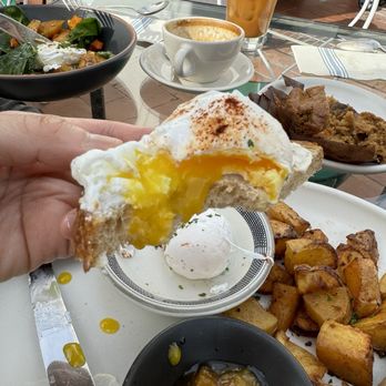 Coronet Cafe - Perfectly Poached Eggs on Gluten Free Toast - Cafes Near Me - Tucson, Arizona