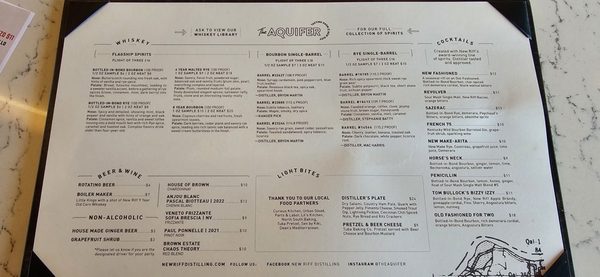 Menu photo 5 New Riff Distilling Newport, KY Menu photo 5 New Riff Distilling Newport, KY