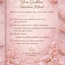 Evolution Skincare and Wellness - Intention Card
