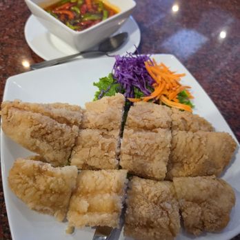 Thippawan Thai Restaurant - Three Flavored Fish Fillet - Thai Near Me - Rancho Cucamonga, California Thippawan Thai Restaurant - Three Flavored Fish Fillet - Thai Near Me - Rancho Cucamonga, California