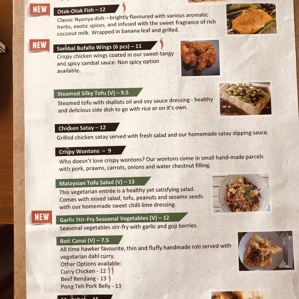 Aruma Malaysian - Menu - Malaysian Near Me - Auckland, AUK