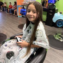 Sharkey's Cuts For Kids - Schertz - Before her 1st haircut