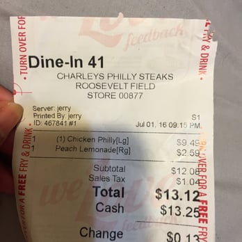 Charleys Cheesesteaks - Jerry the Manager, tell me does it feel good to laugh at customers after you've refused them food? You've picked the wrong one. - Sandwiches Near Me - Garden City, New York