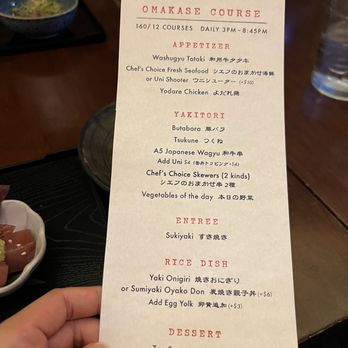 Yakitori Hachibei - Menu - Japanese Near Me - Honolulu, Hawaii