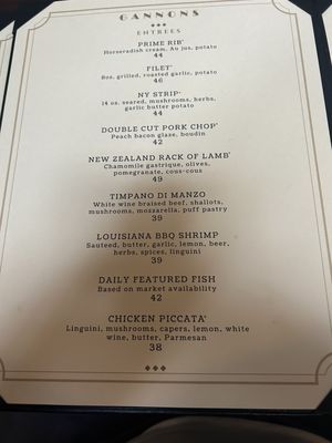 Menu photo 4 Gannons Nashville Nashville, TN