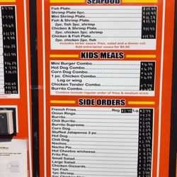 Starlite Burger - Menu August 2026