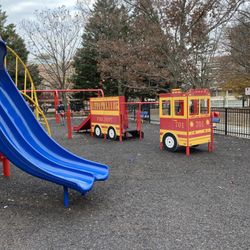 Caroline Freeland Urban Park - Fire truck toddler equipment