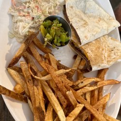 Andy's Tacos - Philly cheese wrap