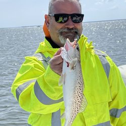 Salty Waters OBX Fishing Charters - Daniel with his keeper trout