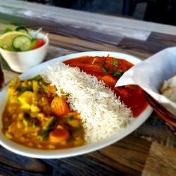 Urban India Restaurant & Bar - 2 item lunch combo, with rice, naan and salad
