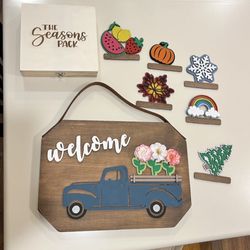 The Craft House - Truck welcome sign with seasons pack