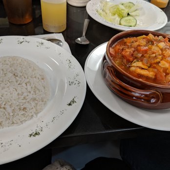 Theo's Cozy Corner - Fish stew with shrimp - Breakfast & Brunch Near Me - Boston, Massachusetts