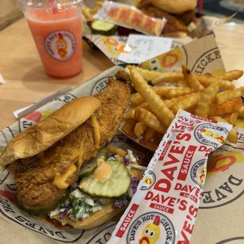 Dave's Hot Chicken - #Dave's #4: 1 Slider with Fries - Chicken Shop Near Me - Dublin, California