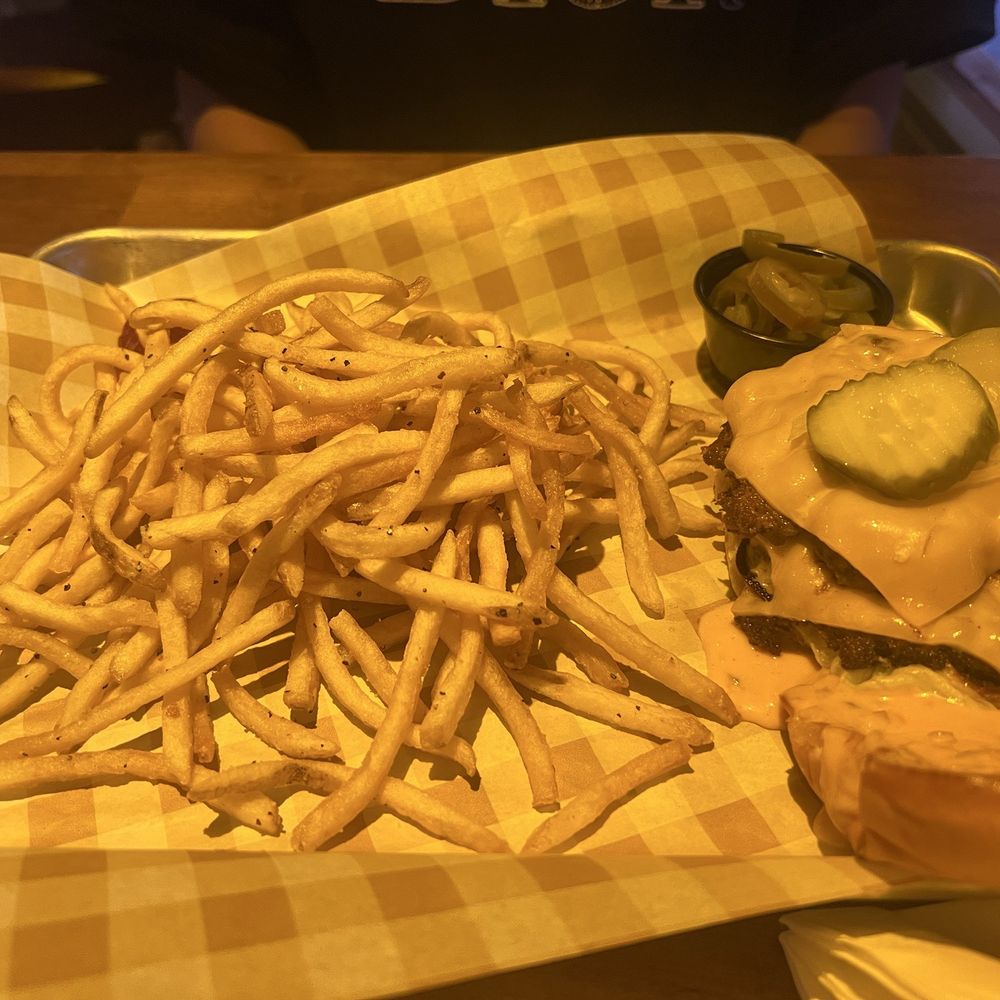 El Camino - Double cheese Smash burger with fries - Burgers Near Me - Scottsdale, Arizona