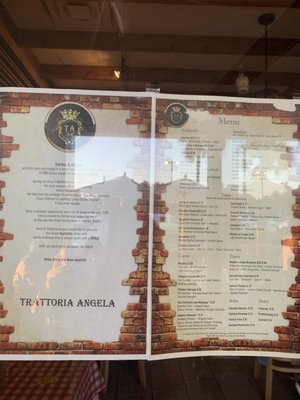 Menu photo 2 Trattoria Angela Naples, FL Menu photo 2 Trattoria Angela Naples, FL