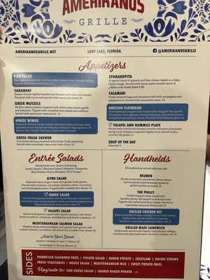 Menu photo 4 Amerikanos Grille Lady Lake, FL