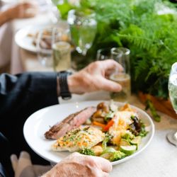 Harvest to Home Personal Chef Services - Reception dinner for 20