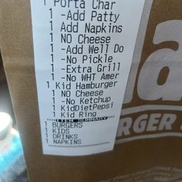 Paid for an extra patty but they didn't give it. Only 1 in my burger. Paid for an extra patty but they didn't give it. Only 1 in my burger.