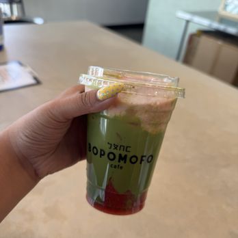 Bopomofo Cafe - The Triple Strawberry Matcha - Sandwiches Near Me - San Diego, California