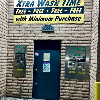 Westminster Car Wash - Bill Changing Machines at Entrance - Car Wash Near Me - Garden Grove, California Westminster Car Wash - Bill Changing Machines at Entrance - Car Wash Near Me - Garden Grove, California