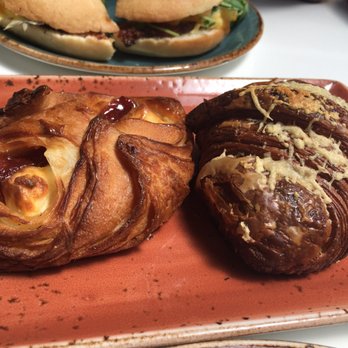 B Bistro + Bakery - Guava & Cheese Croissant and Ham & Cheese Croissant - Bakeries Near Me - Miami, Florida