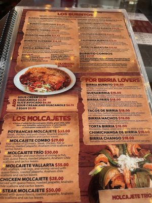 Menu photo 4 Las Potrancas Mexican Restaurant Parker, CO