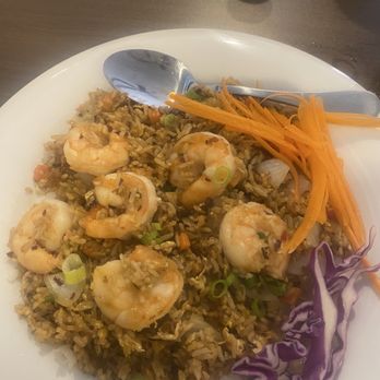 The British Embassy Fish and Chips - Spicy shrimp fried rice - British Near Me - Richmond, Virginia The British Embassy Fish and Chips - Spicy shrimp fried rice - British Near Me - Richmond, Virginia