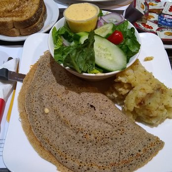 Allo Mon Coco - The Philly Cheese Steak Crepe (Weekly Special) comes with side salad and potatoes. $14.95. - Breakfast & Brunch Near Me - Ottawa, Ontario