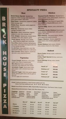 Menu photo 4 Brick House Pizza West Richland, WA