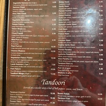 Indian Curry Palace - Menu - Indian Near Me - Tukwila, Washington