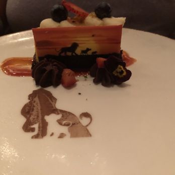 Tiffins Restaurant - Lion King dessert - New American Near Me - Lake Buena Vista, Florida Tiffins Restaurant - Lion King dessert - New American Near Me - Lake Buena Vista, Florida