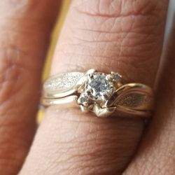 Apex Jewelers - Sentimental Wedding Ring set with missing diamond replaced by Apex Jewelers