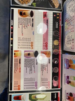 Menu photo 5 Kung Fu Tea Tracy, CA